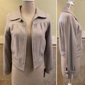 JOE’S jeans woven wool tweed zip moto jacket sz XS